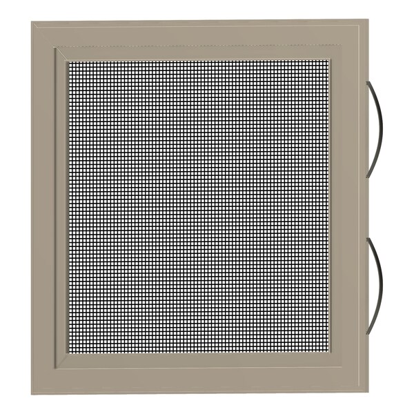 Ritescreen 26.875 in W x 24 in H Full screen Window Screen, FS2, Charcoal fiberglass Mesh, White FS2-C01-MSFG-L00-H24-W26.875 - main